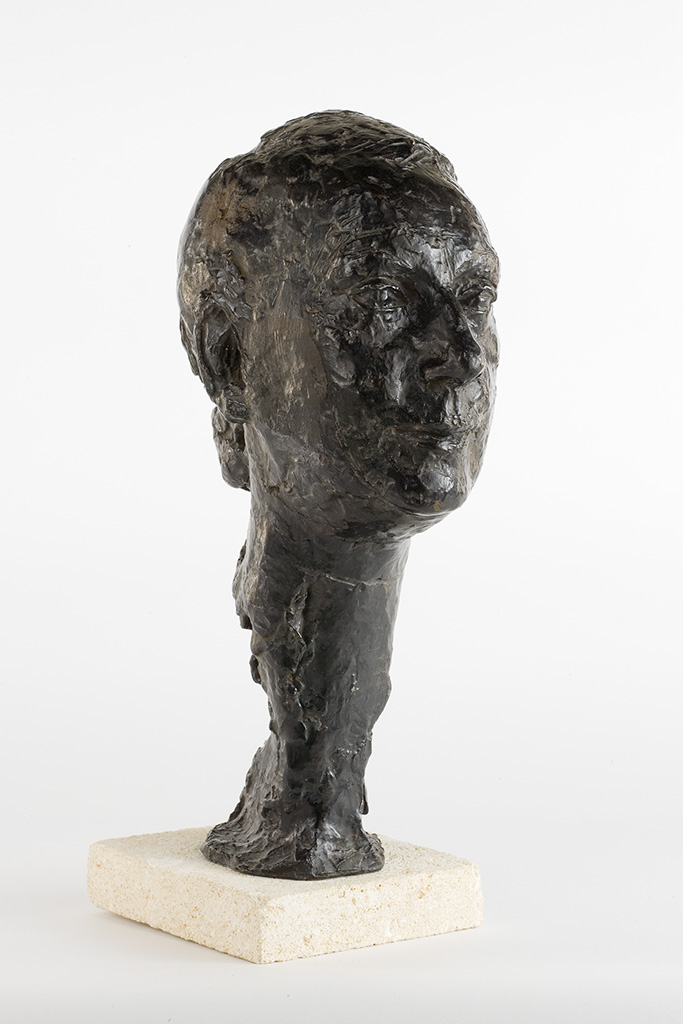 Sculpture de Germaine Richier représentant le portrait de Marguerite Lamy en bronze